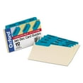 thumbnail image 2 of Oxford 3 x 5 inches 1/3 Cut File Guides, Blue, 12 Count, 2 of 4
