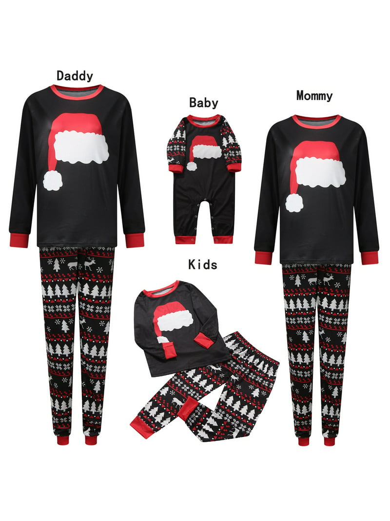Navidad Familiar Pijama Mujer Invierno Conjunto A Juego, Top Con ImpresióN + Pantalones A Pijamas Vacaciones Para Mujeres/Hombres/NiñOs/Parejas - Walmart.com