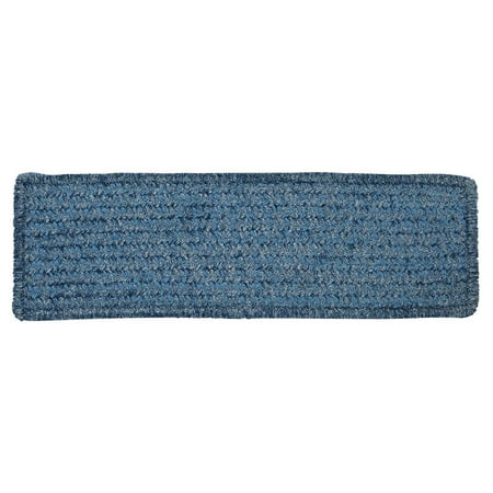 Colonial Mills M501A008X028S Simple Chenille - Petal Blue Stair Tread - set 13