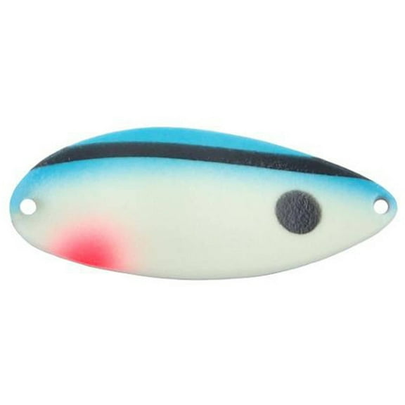Acme Tackle Little Cleo Fishing Spoon Super Glow 2/5 oz Blue Digger