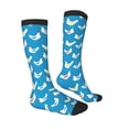 thumbnail image 4 of Lsque Cartoon Chicken Printed Crew Socks Men's Women's LightWeight Thin Casual Calf Socks ,Knee High Socks,Cotton Socks, 4 of 9