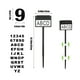 thumbnail image 3 of RKSTN Solar Light Solar House Number Sign Light Lighted Address Numbers Outdoor Solar Powered Illuminated LED Address Plaques For Outside Yard Street House, 3 of 8
