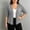 *Gray, variant on ClodeEU Women's Open Front 3/4 Sleeve Cardigan,Casual Loose Fit Lightweight Jacket White,Women's Plus XXXXL