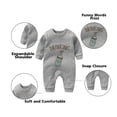 thumbnail image 2 of YSCULBUTOL Baby Twins Bodysuits Drinking Buddies Newborn Infant Clothes Unisex Twin Romper Outfits With Hat, 2 of 5
