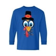 thumbnail image 1 of Awkward Styles Thanksgiving Sweater for Girls Youth Turkey Face Long Sleeve Shirt, 1 of 4