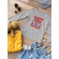thumbnail image 3 of Happy July 4Th, 8Th Birthday Long Sleeve Toddler -Image by Shutterstock,  2 Toddler, 3 of 4