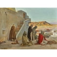 thumbnail image 3 of Eugène Girardet 14x11 Black Modern Framed Museum Art Print Titled - Evening Prayers, 3 of 5