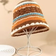 thumbnail image 2 of YooGuoGuo Women Fashion Crochet Bucket Hat Cute Knit Fisherman Caps for Outdoor Fall Spring Striped Beanies Cloche Hats, 2 of 8