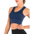 thumbnail image 2 of FANNYC Women Seamless Sports Bra Yoga Bra High Impact Fitness Activewear Racerback Running Crop Tops, 2 of 7