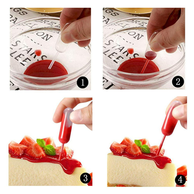 50Pcs 4ml Pipette Liquid aspiration milk ice-cream Molecular Cuisine  Experiment Tools Disposable Pipettes For Strawberry Cupcake - AliExpress