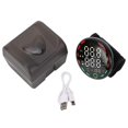 thumbnail image 2 of Blood Pressure Monitor Wrist Type Blood Pressure Measuring Machine with LED Backlit Screen Voice Broadcast for Home Use, 2 of 4