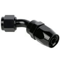 thumbnail image 5 of SCITOO -AN6 -AN8 -AN10 Oil Swivel Hose End Fitting AN8 45Â° Swivel Hose End Fitting fit for braided fuel line and stainless steel braided fuel hose Aluminum Alloy black, 5 of 5