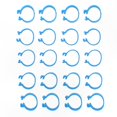 thumbnail image 3 of 100 Pcs Adjustable Leg Bands for Chicken Duck Bird Identification Blue 20mm Open Buckle Ankle Rings for Poultry Management, 3 of 5