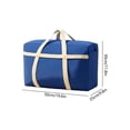 thumbnail image 3 of Large Capacity Foldable Travel Bag, Waterproof Non-Woven Duffel with Reinforced Handles – Reusable Moving Storage for Blankets, Clothes, Toys and Home Relocation, 3 of 6