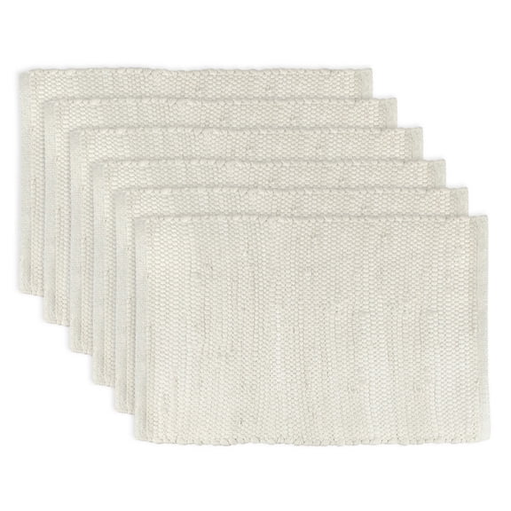 Solid Natural Chindi Placemat (Set of 6)