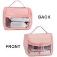 thumbnail image 4 of Deago Hanging Travel Toiletry Bag Waterproof Makeup Cosmetic Bag Travel Organizer for Women and Girls (Black), 4 of 9