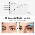 thumbnail image 3 of Heated Eyelash Curlers, Electric Eye Lashes Curler with 3 Adjustable Temperature, Innovative Heating Silicone Pad for Fast Heating and Long Lasting Lifted Lashes 24 Hours, 3 of 8
