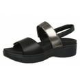 thumbnail image 4 of Vionic Women's Fay Adjustable Wedge Sandals Black Pewter 8M, 4 of 5