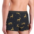thumbnail image 5 of Fotbe Christmas Deers Men’s Total Support Pouch Boxer Briefs, X-Temp Cooling, Moisture-Wicking Underwear, Regular, Long-leg and Trunk-XX-Large, 5 of 9