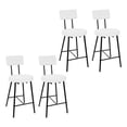 thumbnail image 1 of EDTara 4-Piece Barstool Set, Soft Padded Round Bar Chairs with Backrest and Sturdy Metal Frame, Ideal for Kitchen Island or Bar, 1 of 7