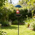 thumbnail image 6 of Hummingbird Feeders For Outdoors Solar Bird Feeder Garden Decor Outdoor Solar Lights With Umbrella Feeder Decorative Lights Yard Art Ornament Bird Feeder for Outdoors Hanging, 6 of 7