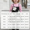 thumbnail image 3 of 2 Piece Sets Girls Faux Leather Black Dress with 3D Flowers Appliqued Long Sleeve Base Tops Wedding Party Outfits (6T, White), 3 of 5