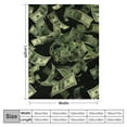 thumbnail image 4 of Orinice Money Flying Warm Lightweight Blanket Soft Fleece Blankets for All Seasons, Throw Blanket Living Rooms Sofa Decor Cow Gifts, Multiple Sizes Available 60x80in, 4 of 6
