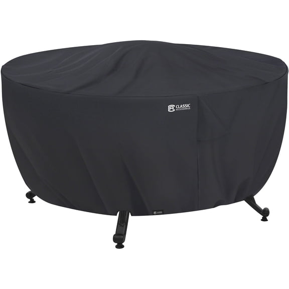 Classic Accessories Water-Resistant 42 Inch Round Fire Pit Table Cover