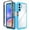 Lightblue, variant on for Samsung Galaxy A05s Case, Luxury Dual Layer Shockproof Bumper Rugged Hybrid Heavy Duty Clear Drop Protective Durable Hybrid 2-layer Phone Case Cover for Galaxy A05s, Darkblue