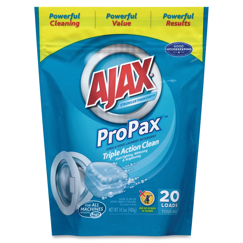 AJAX, AJAPB49704, ProPax Single Dose Laundry Detergent Tablets, 20