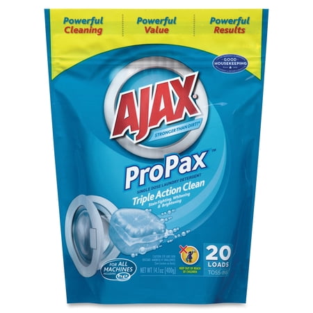 AJAX, AJAPB49704, ProPax Single Dose Laundry Detergent Tablets, 20 / Carton