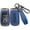 Blue, variant on Key Fob Cover Compatible with Ram 1500 2500 3500 4500 5500 Leather Keychain Case Holder Protector,Black