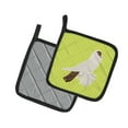 thumbnail image 2 of Caroline's Treasures German Helmet Pigeon Green Pair of Pot Holders, 2 of 3