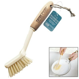 SUBEKYU Bubble Up Bamboo Dish Brush Set with Soap Holder, Wooden Dish  Scrubber with Soap Dispenser, Natural Kitchen Scrub Brush, Washing  Pot/Pans/Cast Iron, 2 Pack, Sisal + Coconut Palm Bristles - Yahoo