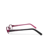 Walmart Youth FM13060 Rectangular Prescription Eyeglasses with Case, Matte Red