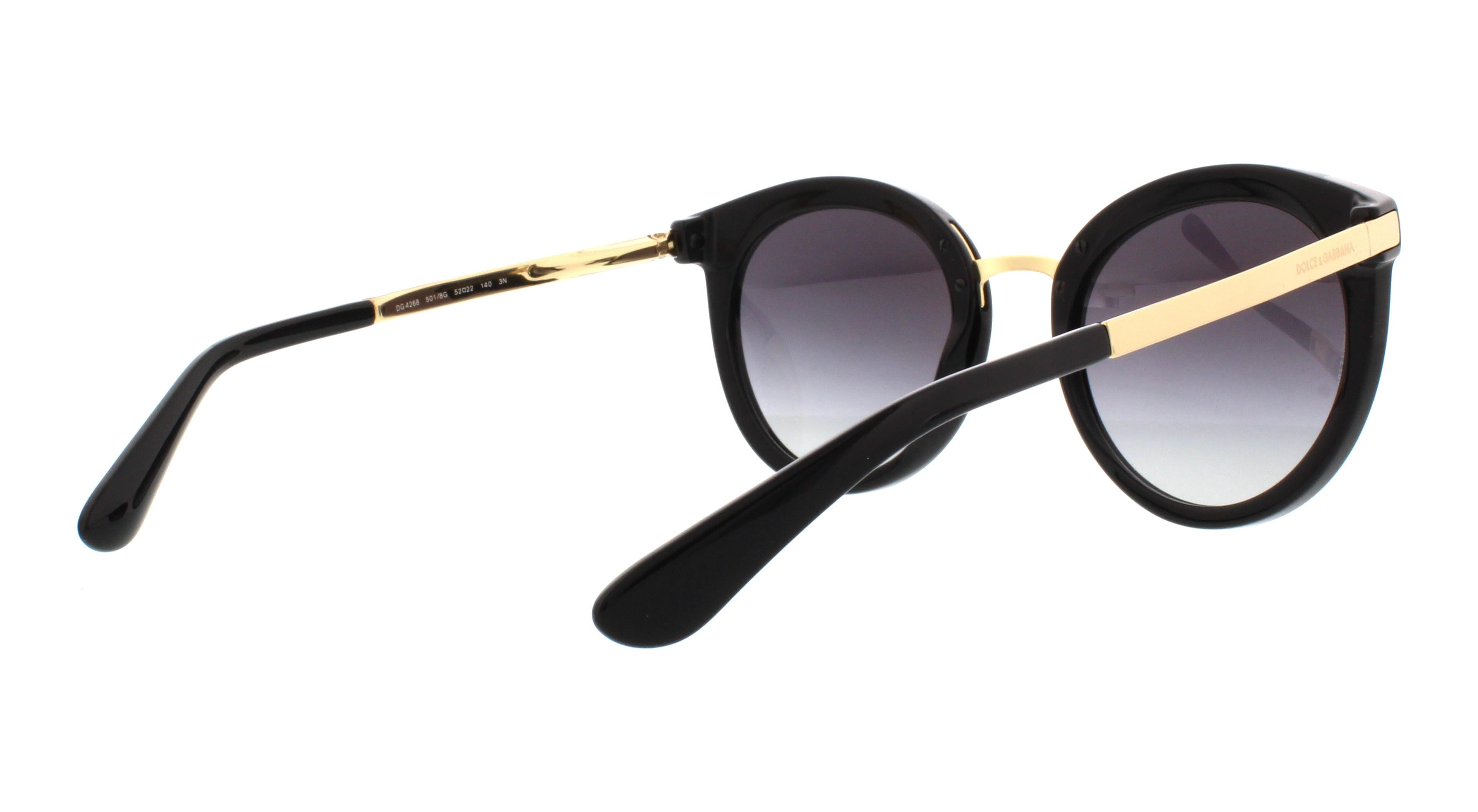 Dolce & Gabbana DG 4270 Col.501/8G Cal.55 New Occhiali da Sole-Sunglasses 