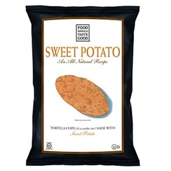Food Should Taste Good Sweet Potato Tortilla Chips 1.5 oz Bags * 24