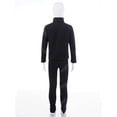 thumbnail image 3 of DPOIS Kids Girls Trakcsuit Rhinestone Jacket with Pants Sports Set Black 12, 3 of 7