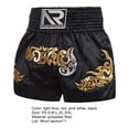 thumbnail image 5 of HEVIRGO High Elasticity Boxing Shorts, Anti-friction Breathable Muay Thai Cord Design Kickboxing Shorts for Unisex, 5 of 7