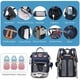 thumbnail image 5 of Mochila pañalera Jeryswet impermeable con puerto USB, azul, 5 of 7