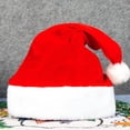 thumbnail image 3 of Gorro de Papá Noel con pompón para niños adultos (niño) 1 pieza, 3 of 6