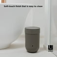 thumbnail image 6 of Umbra 1.6 gal Touch Plastic Swing Top Lid Bathroom Trash Can, Grey, 6 of 10