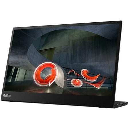 UPC: 0193386077473 | Lenovo ThinkVision M14 14  Full HD 1920×1080 IPS Monitor – 300 Nit 6ms 2xUSB Type-C Ports Widescreen Backlit LED LCD Mobile Portable Display Raven Black