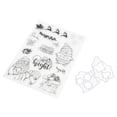 thumbnail image 3 of Sellos transparentes TPR DIY patrón único de Navidad claro seguro saludable amplia aplicación sello transparente para proyectos artesanales, 3 of 8