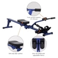 thumbnail image 3 of Rowing Machines for Home, Hydraulic Rower Compact Foldable, 300LBS Weight Capacity with 12 Levels Adjustable Resistance for Full-Body Cardio Workouts, 3 of 7