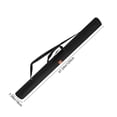 thumbnail image 3 of WeDecorBay Lightweight Canvas Fishing Rod Bag Large Capacity Umbrella Compartment External Pocket Durable Oxford Cloth Fishing Gear Storage Ideal for Outdoor Activities Hiking Camping Black,Free Size, 3 of 7