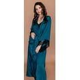 thumbnail image 2 of CoCopeaunts Women's Pajama Robe Bride's Gown Lace Sexy Long Bathrobe Wedding Pajamas Long Sleeve Nightgown Casual Sleepwear, 2 of 7