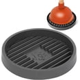 thumbnail image 2 of Plunger Tray - Plunger Mat Air Drying Mat for Toilet Plunger - Plunger Holder, 2 of 4