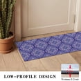 thumbnail image 3 of Purple Ethnic Geometric Pattern Door Rugs,Washable Non Slip Door Mats Indoor,Decorative Door Mats,Entry Mat Indoor for Entrance,Bedroom,Kitchen,Bathroom,16"x47", 3 of 6