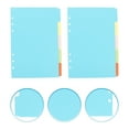 thumbnail image 7 of FUEENIRVA Assorted Color Binder Tab Dividers, per Set, and Multi-Use Organizer for Binders, 7 of 7